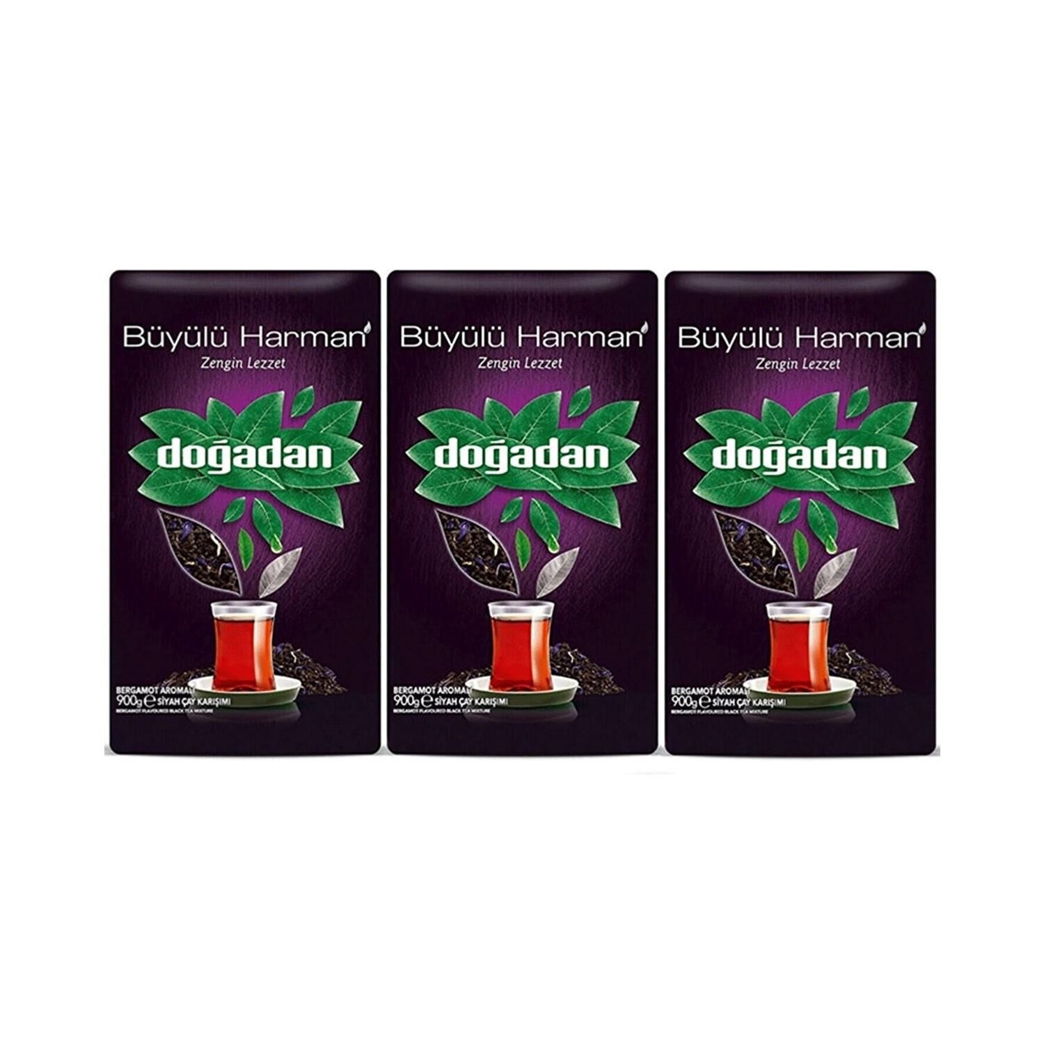Doğadan Büyülü Harman Bergamot Aromalı 900 gr x 3