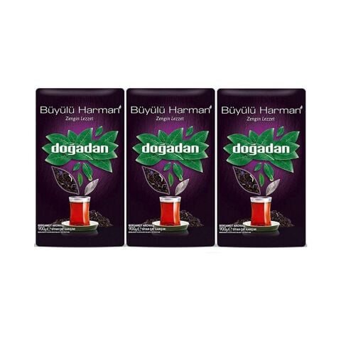 Doğadan Büyülü Harman Bergamot Aromalı 900 gr x 3