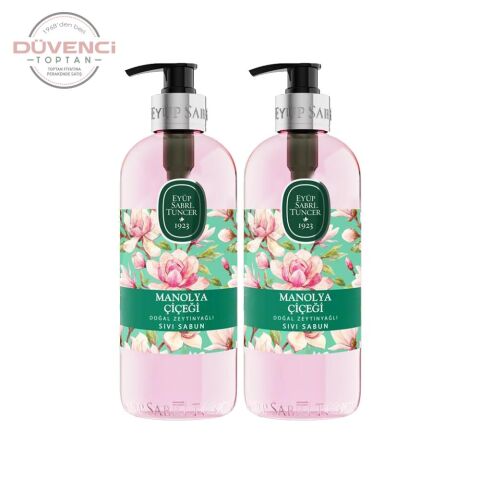 Eyüp Sabri Tuncer Doğal Zeytinyağlı Sıvı Sabun Manolya Çiçeği 500 ML x 2 Adet