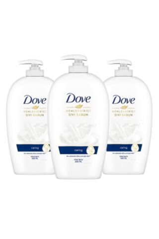 Dove Nemlendirici Sıvı Sabun Caring 450 ml x 3 Adet