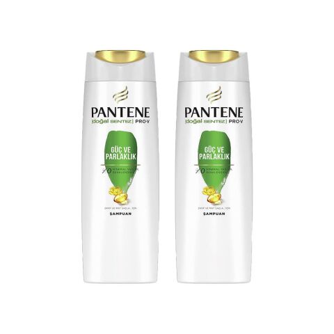 Pantene Şampuanı Pro-V Güç Ve Parlaklık 400 ML x 2
