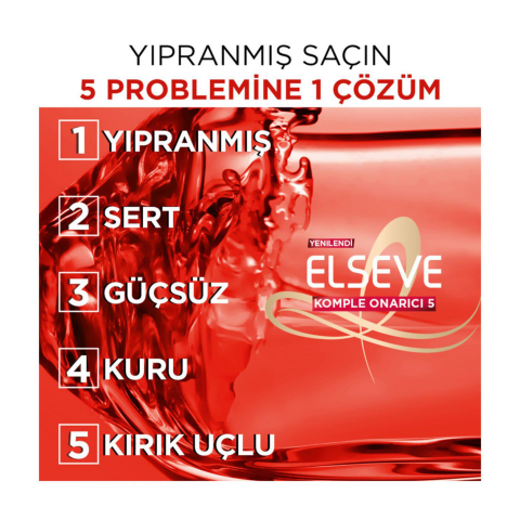 6 AL 5 ÖDE Elseve Komple Onarıcı 5 Yapılandırıcı Maske 300 ml ve ROSIE