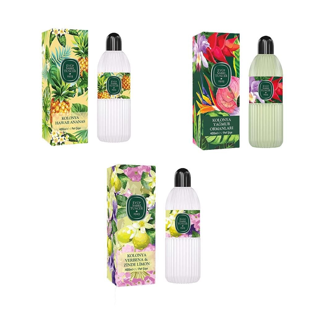 Eyüp Sabri Tuncer Kolonya Verbena & Zinde Limon, Hawaii Ananas ve Yağmur Ormanları