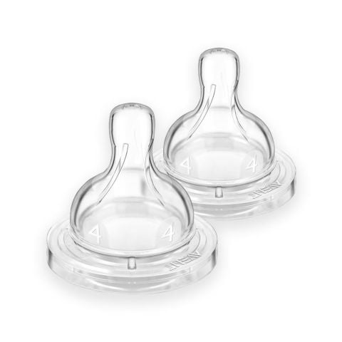 Philips Avent Klasik Anti-Kolik Hızlı Akış Biberon Emziği 4 Delik 2'li 6 Ay+