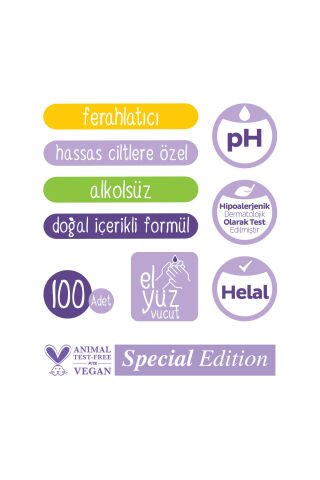 Sleepy Herbal Kişisel Bakım Havlusu 3x100 (300 Yaprak)