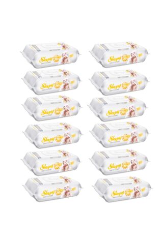 Sensitive 90 Yaprak 12 Li Paket Islak Mendil