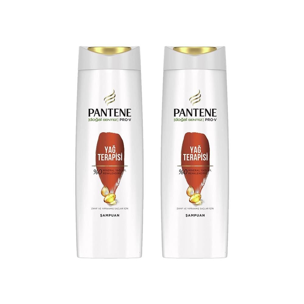 Pantene Şampuan Pro-V Yağ Terapisi Zayıf Ve Yıpranmış Saçlar 400 ML x 2