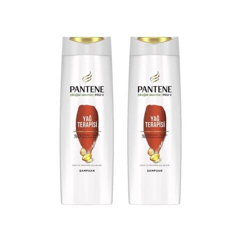 Pantene Şampuan Pro-V Yağ Terapisi Zayıf Ve Yıpranmış Saçlar 400 ML x 2