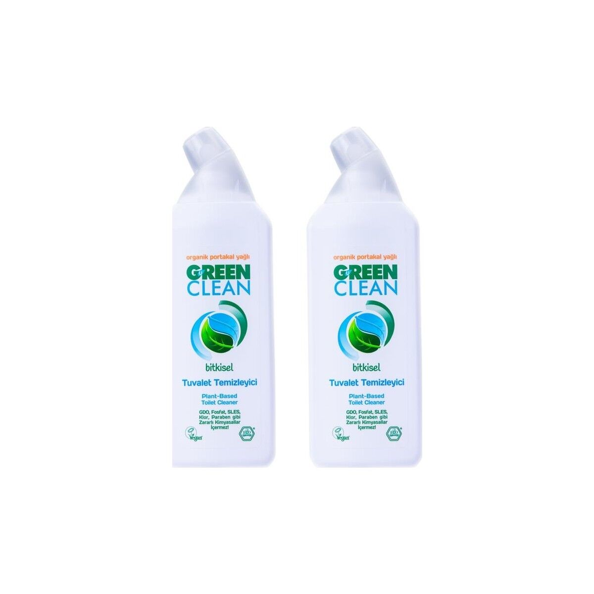 Green Clean Portakal Yağlı Tuvalet Temizleyici 750 ml 2'li Set