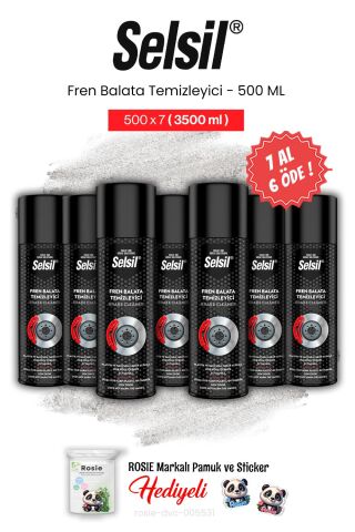 Selsil Fren Balata Temizleyici Sprey, 500 ml 7 AL 6 ÖDE ve rosie pamuk