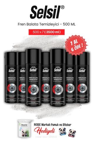 Selsil Fren Balata Temizleyici Sprey, 500 ml 7 AL 6 ÖDE ve rosie pamuk