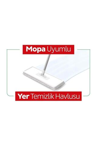 Sleepy Beyaz Sabun Katkılı 4X Large Mopa Uyumlu Temizlik Havlusu 50' li x 4 Adet