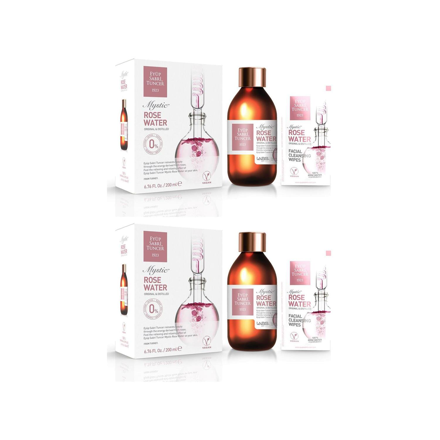Eyüp Sabri Tuncer Mistik Gül Suyu Cam Şişe 200 ml x 2