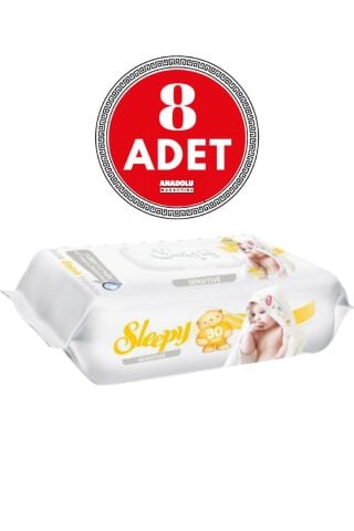 Sensitive Islak Mendil 90 Yaprak 8 Adet