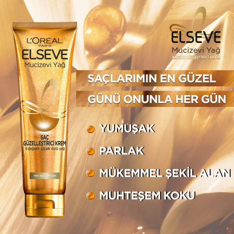 6 AL 5 ÖDE Elseve Mucizevi Yağ Saç Kremi Çiçek Özü 150 ml ve ROSIE