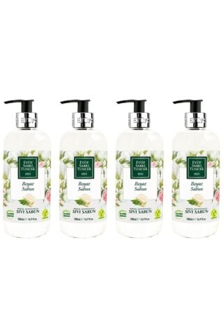 Eyüp Sabri Tuncer Beyaz Sabun Sıvı Sabun 500 ml x 4 Adet