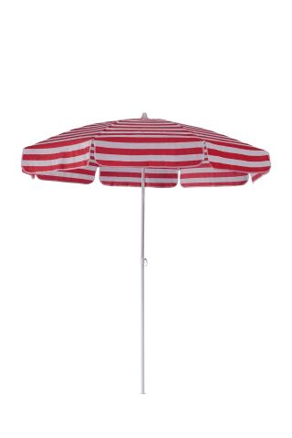 8 Telli 200 Cm Plaj Bahçe Balkon Şemsiyesi, Eğilebilen Şemsiye Bidon Hariç