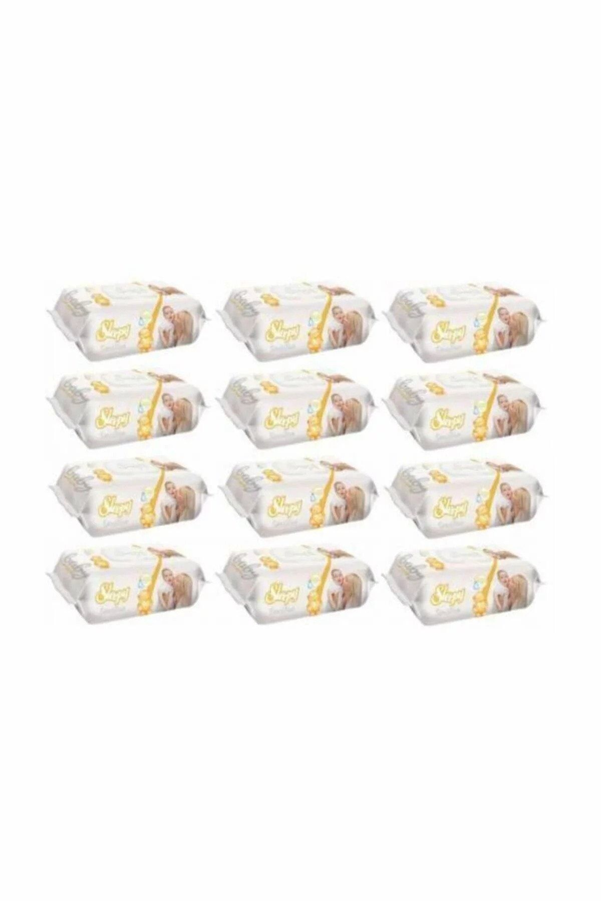 Sensitive 90'lı Islak Havlu 12'li Paket Toplam 1080 Yaprak