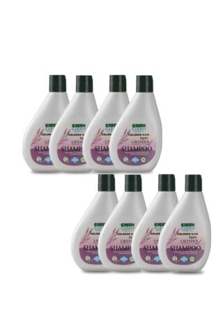 Green Clean Şampuan Seti 8'li - Boyalı Saçlar - Lavanta 275 Ml