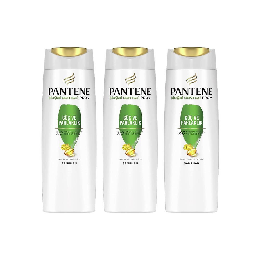Pantene Şampuan Pro-V Güç Ve Parlaklık 400 ML x 3