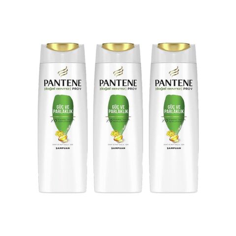 Pantene Şampuan Pro-V Güç Ve Parlaklık 400 ML x 3