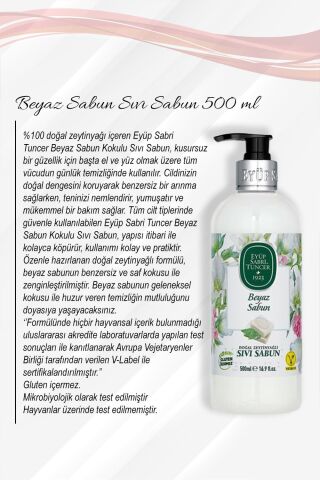 Beyaz Sabun Sıvı Sabun 500 ML 5 Al 4 Öde ve Rosie Pamuk