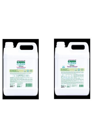 Green Clean Çamaşır Deterjan 5 lt ve Yumuşatıcı 5 lt