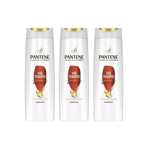 Pantene Şampuan Pro-V Yağ Terapisi Zayıf Ve Yıpranmış Saçlar 400 ML x 3