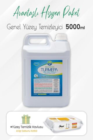 Turmepa Yüzey Temizleyici ve Arap Sabunlu Yüzey Temizlik 100' lü