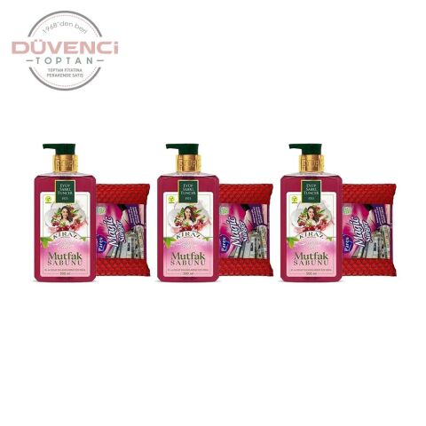 Eyüp Sabri Tuncer Mutfak Sabunu Kiraz 500 ml + Magic Sünger x 3 Adet