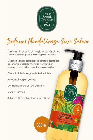 Köpük ve Sıvı Sabun 500 ml, Kolonya 400 ml Bodrum Mandalinası ve Rosie Hediye