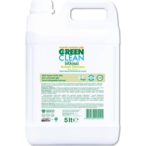 Green Clean Bulaşık Deterjanı 5 lt