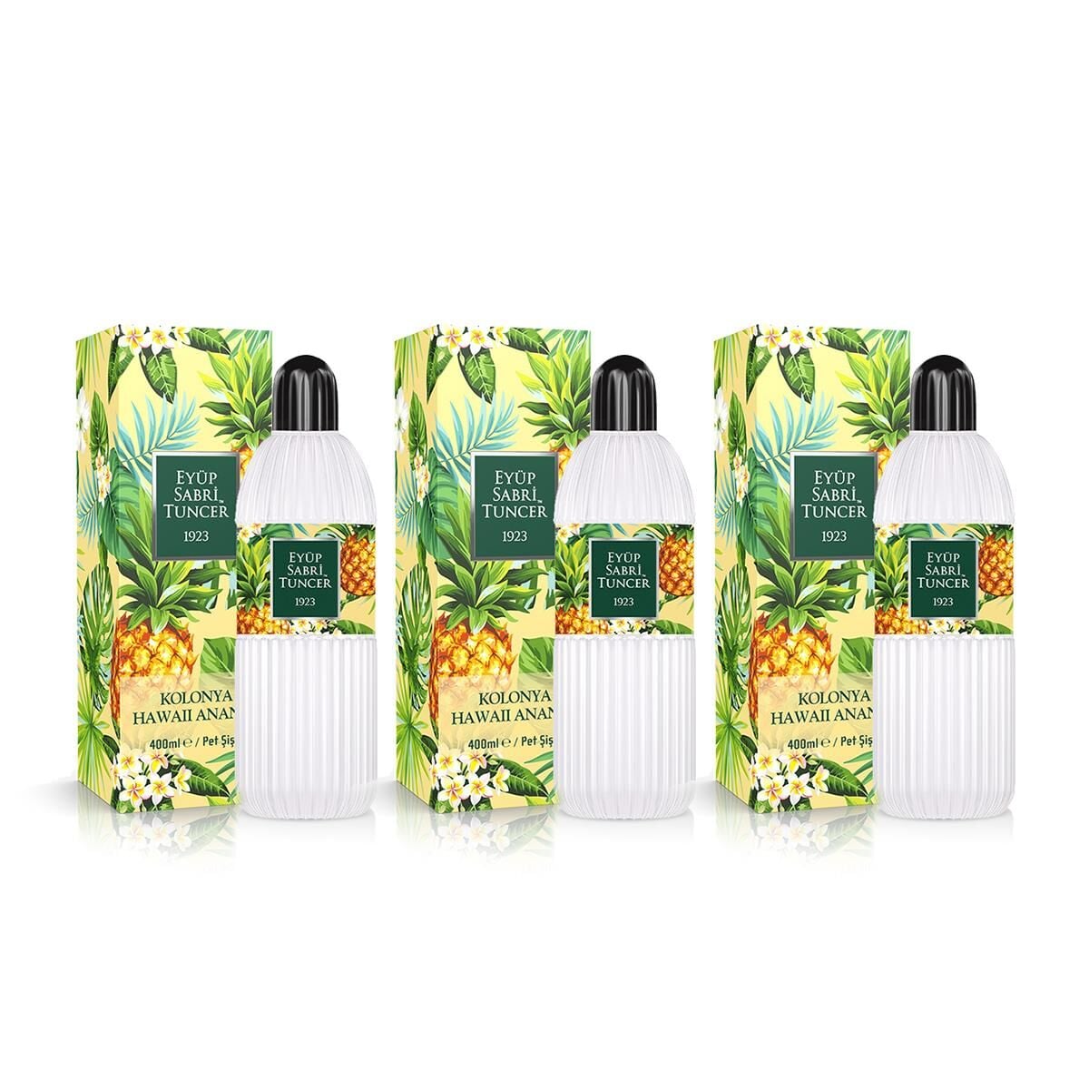 Eyüp Sabri Tuncer Hawaii Ananas Kolonya 400 ml x 3