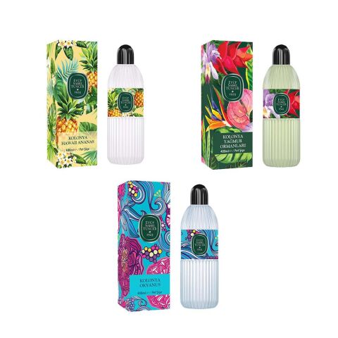 Eyüp Sabri Tuncer Kolonya Okyanus, Hawaii Ananas ve Yağmur Ormanları Pet Şişe 400 ml