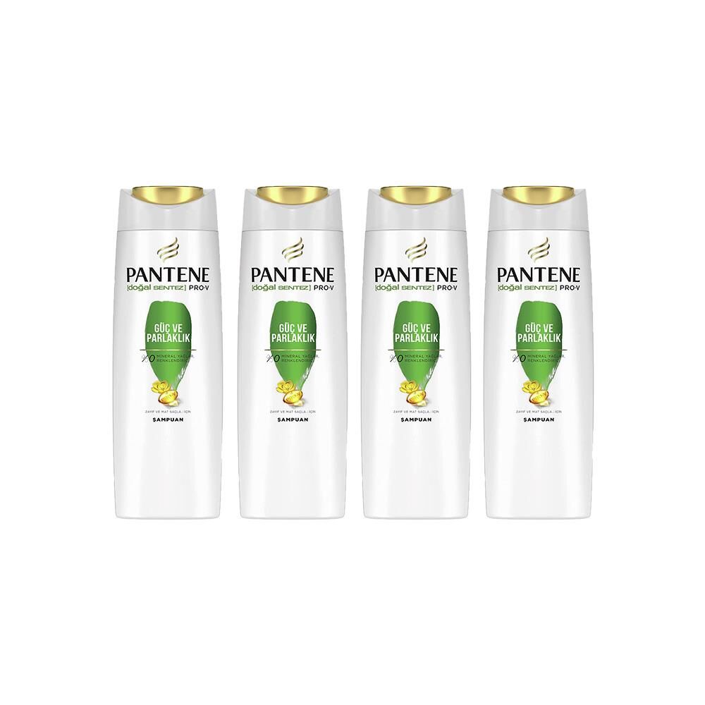 Pantene Şampuan Pro-V Güç Ve Parlaklık 400 ML x 4