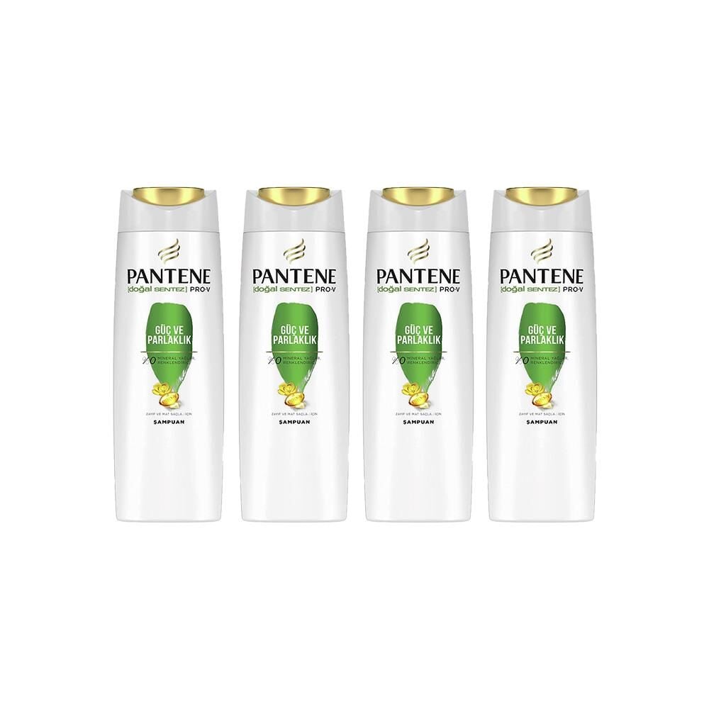 Pantene Şampuan Pro-V Güç Ve Parlaklık 400 ML x 4