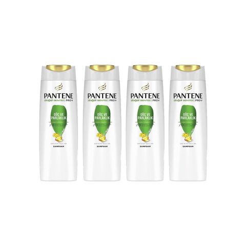 Pantene Şampuan Pro-V Güç Ve Parlaklık 400 ML x 4