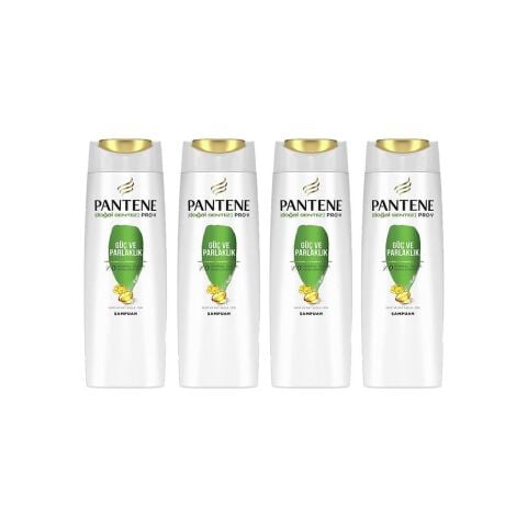 Pantene Şampuan Pro-V Güç Ve Parlaklık 400 ML x 4