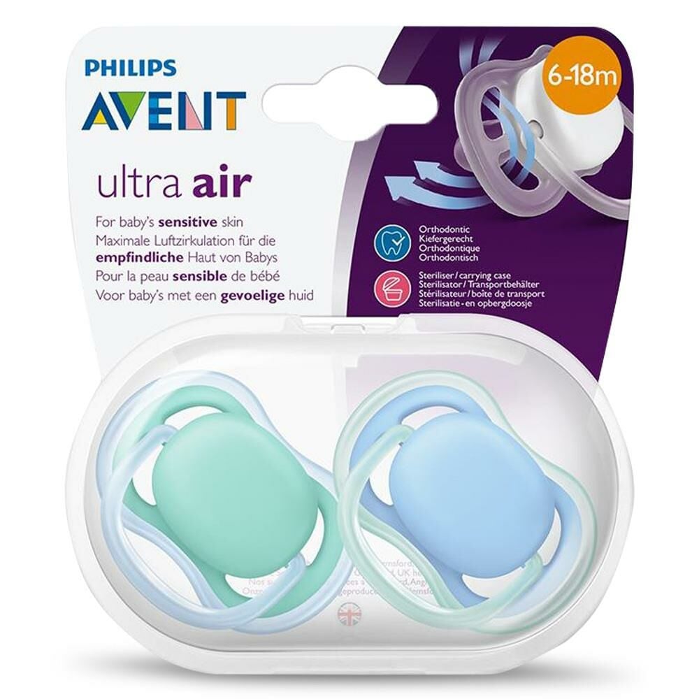Philips Avent Ultra Air Emzik 6-18 Ay 2'li Renkli Erkek