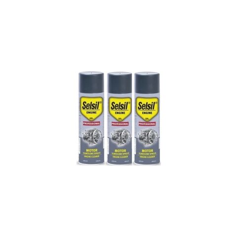 Selsil Motor Temizleme Sprey 500 ml 3 Adet