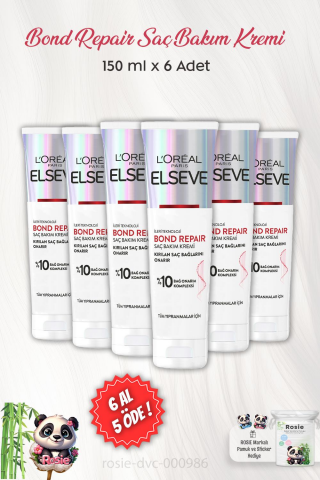 6 AL 5 ÖDE Elseve Bond Repair Saç Bakım Kremi 150 ml ve ROSIE