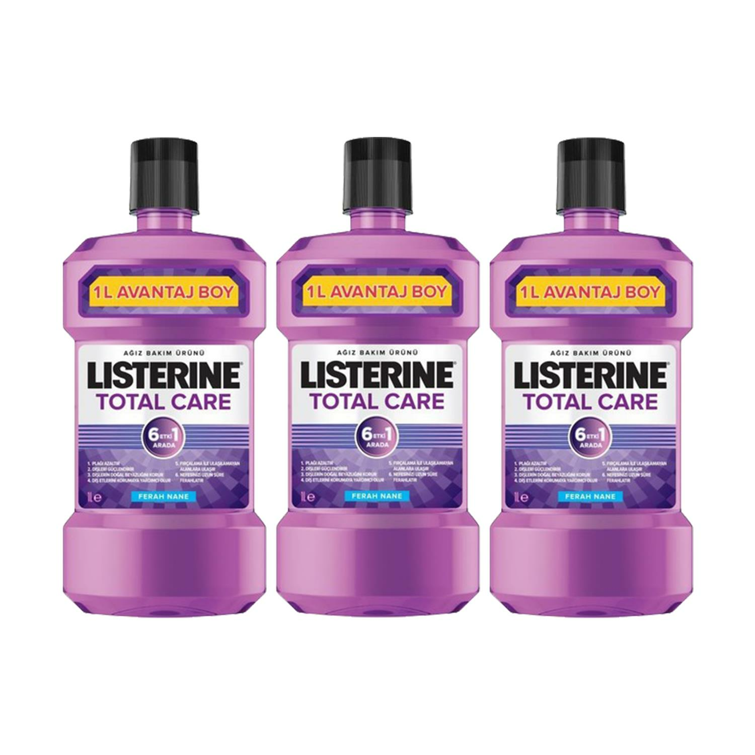 Listerine Total Care 1000 ML x 3