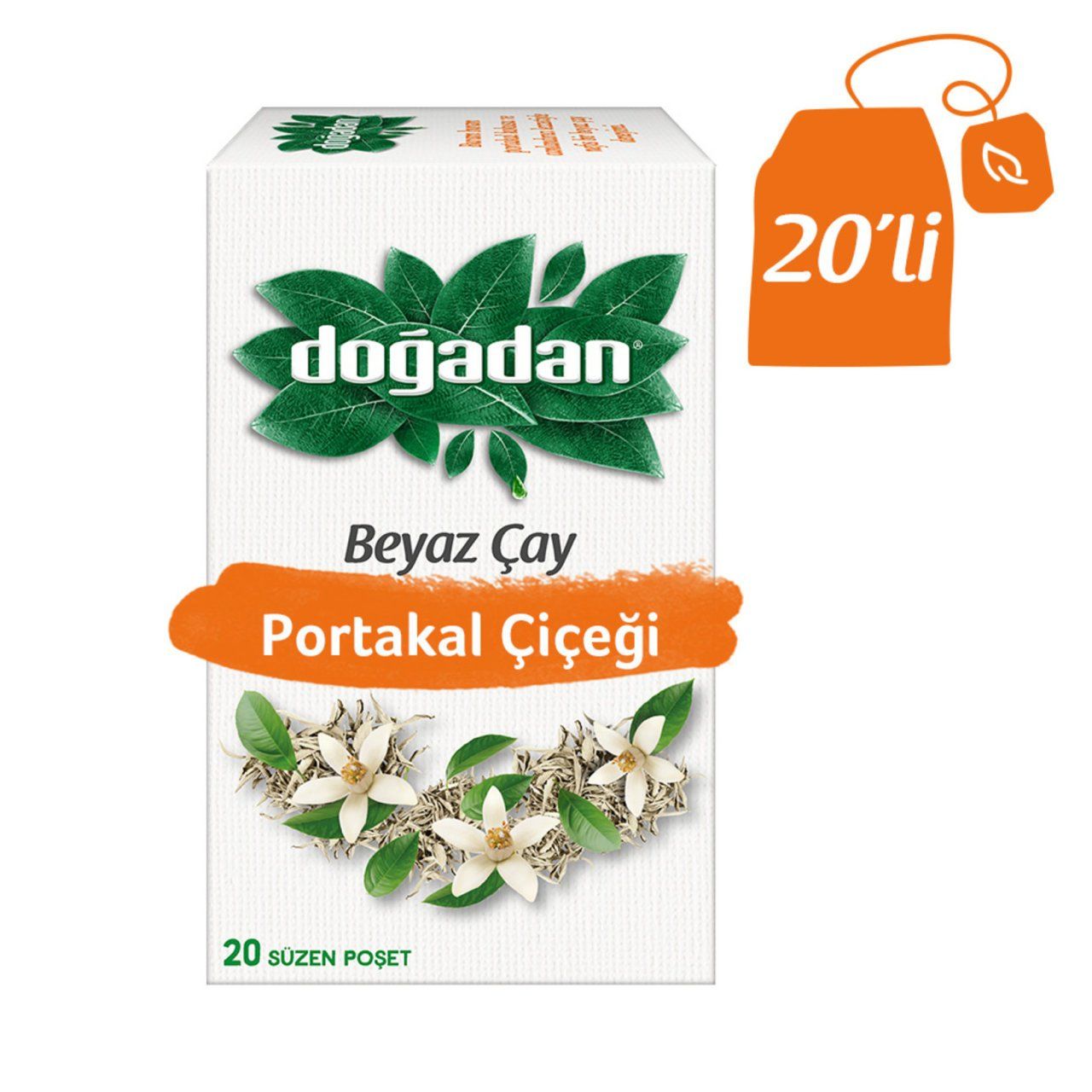 Doğadan Beyaz Çay Portakal Çiçeği 34 G 18 'Li