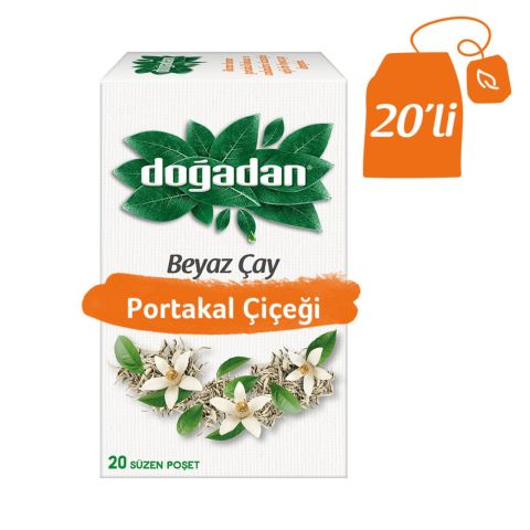 Doğadan Beyaz Çay Portakal Çiçeği 34 G 18 'Li