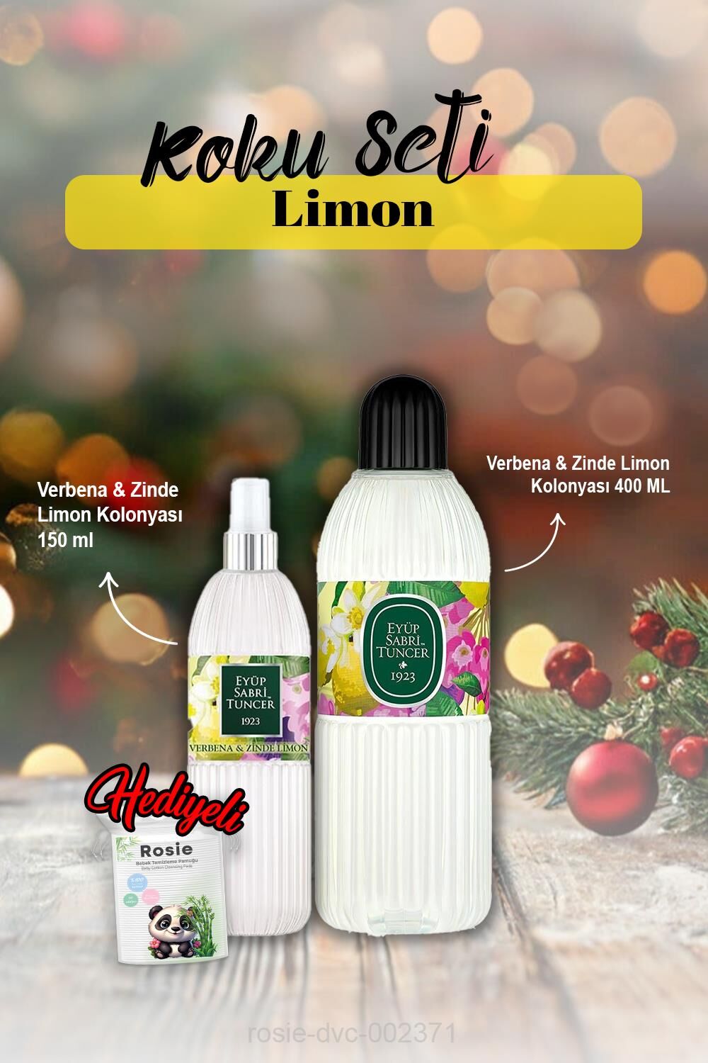 Eyüp Sabri Tuncer Verbena & Zinde Limon Kolonyası 150 ml