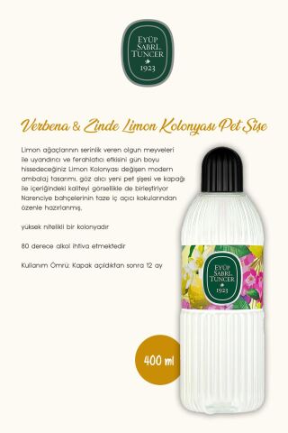 Eyüp Sabri Tuncer Verbena & Zinde Limon Kolonyası 150 ml