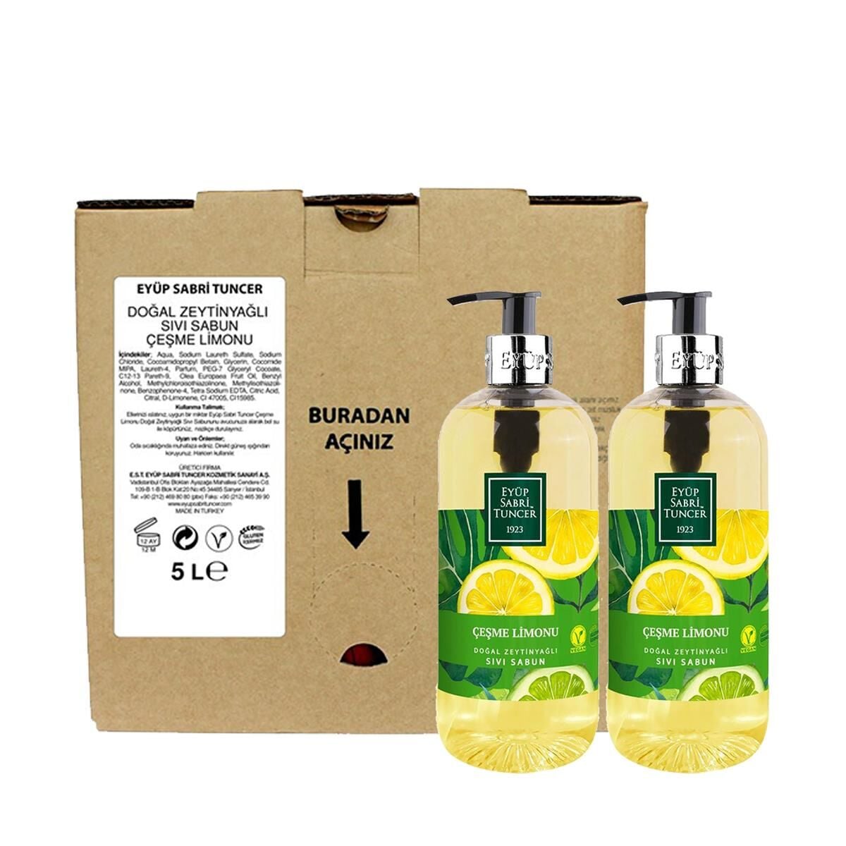 Eyüp Sabri Tuncer Çeşme Limonu Sıvı Sabun 6 Litre
