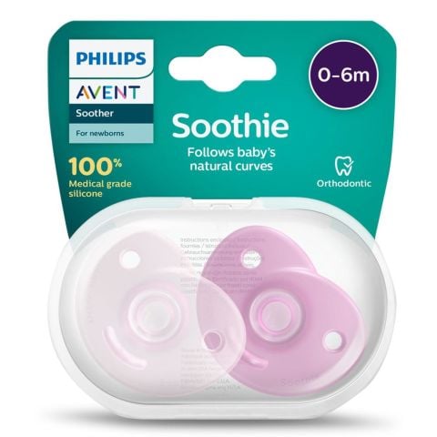 Philips Avent Soothie Emzik 2'li 0-6 Ay Pembe