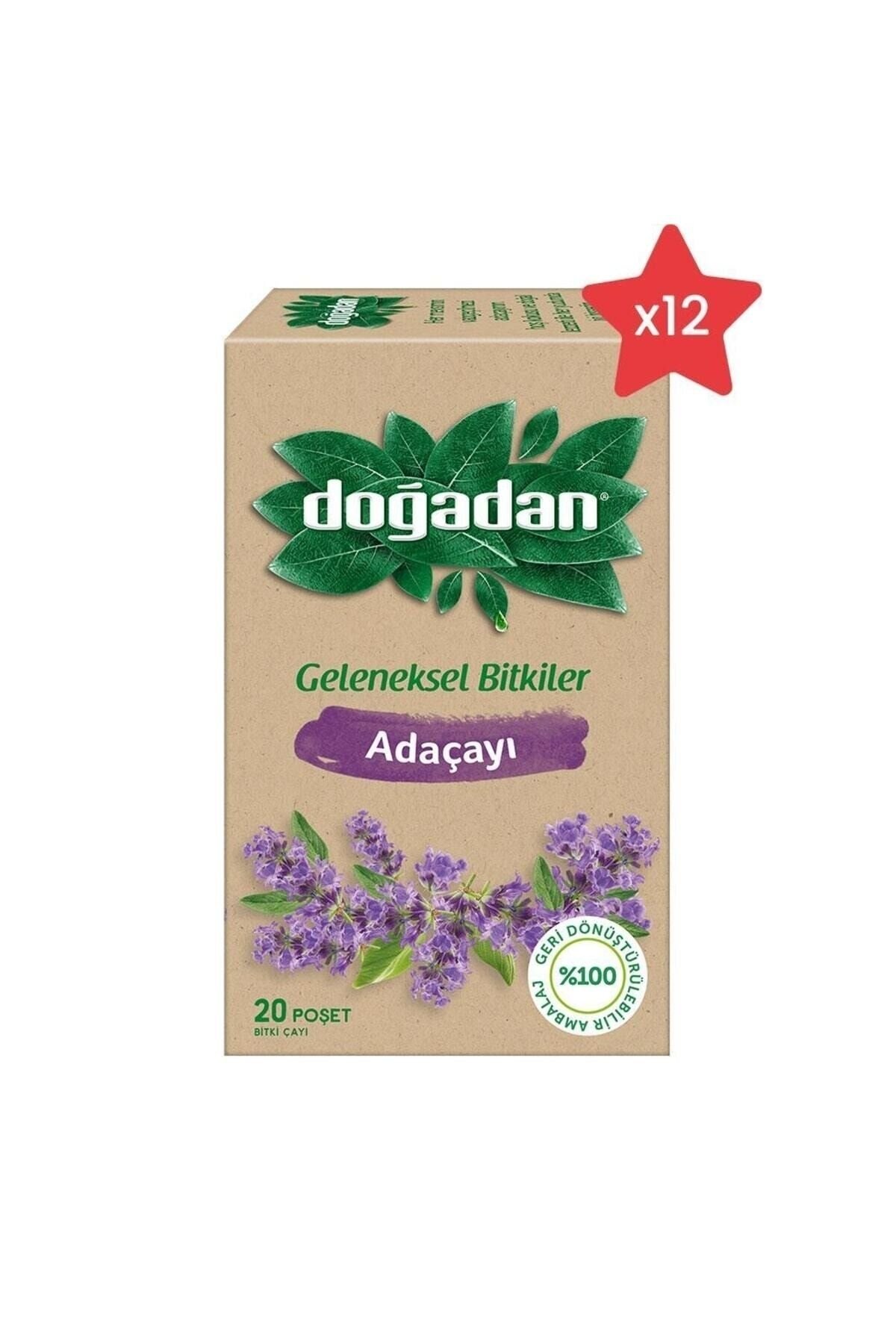 Doğadan Adaçayı Bitki Çayı x 12