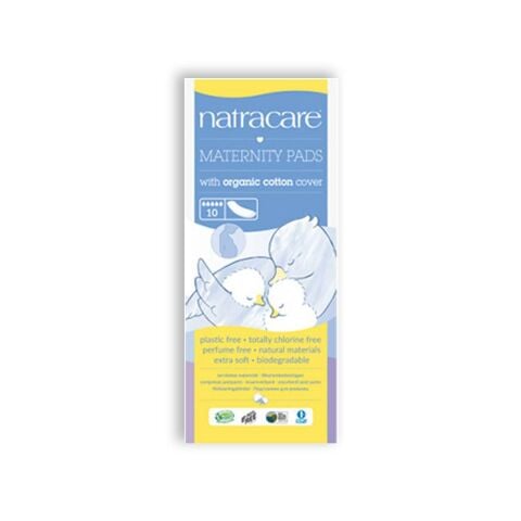 Natracare Maternity Pads Organic Cotton 10 Adet